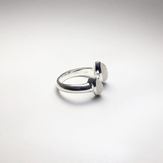 Rainbow Moonstone Ring - Rocks and Gems Canada