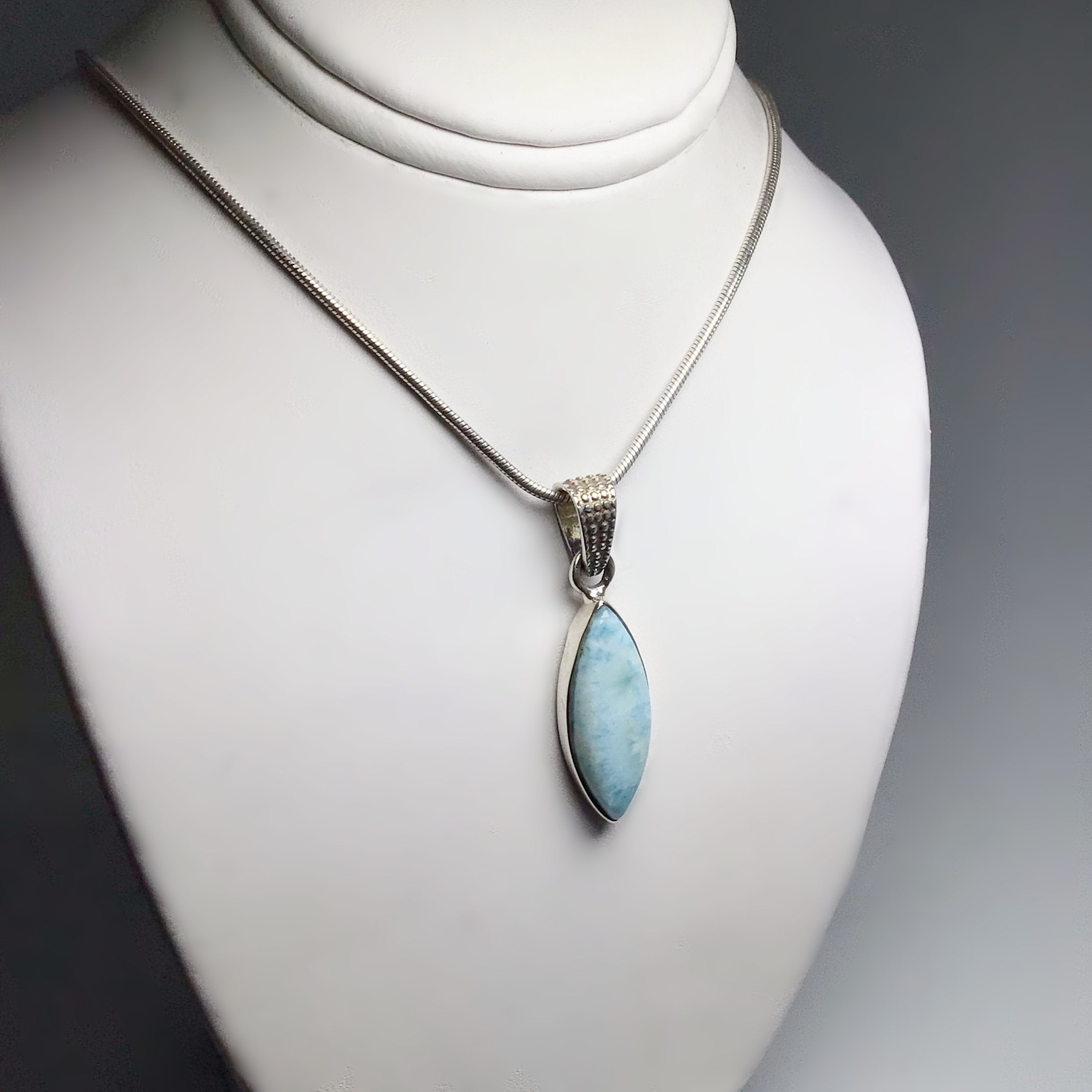 Larimar Pendant - Rocks and Gems Canada