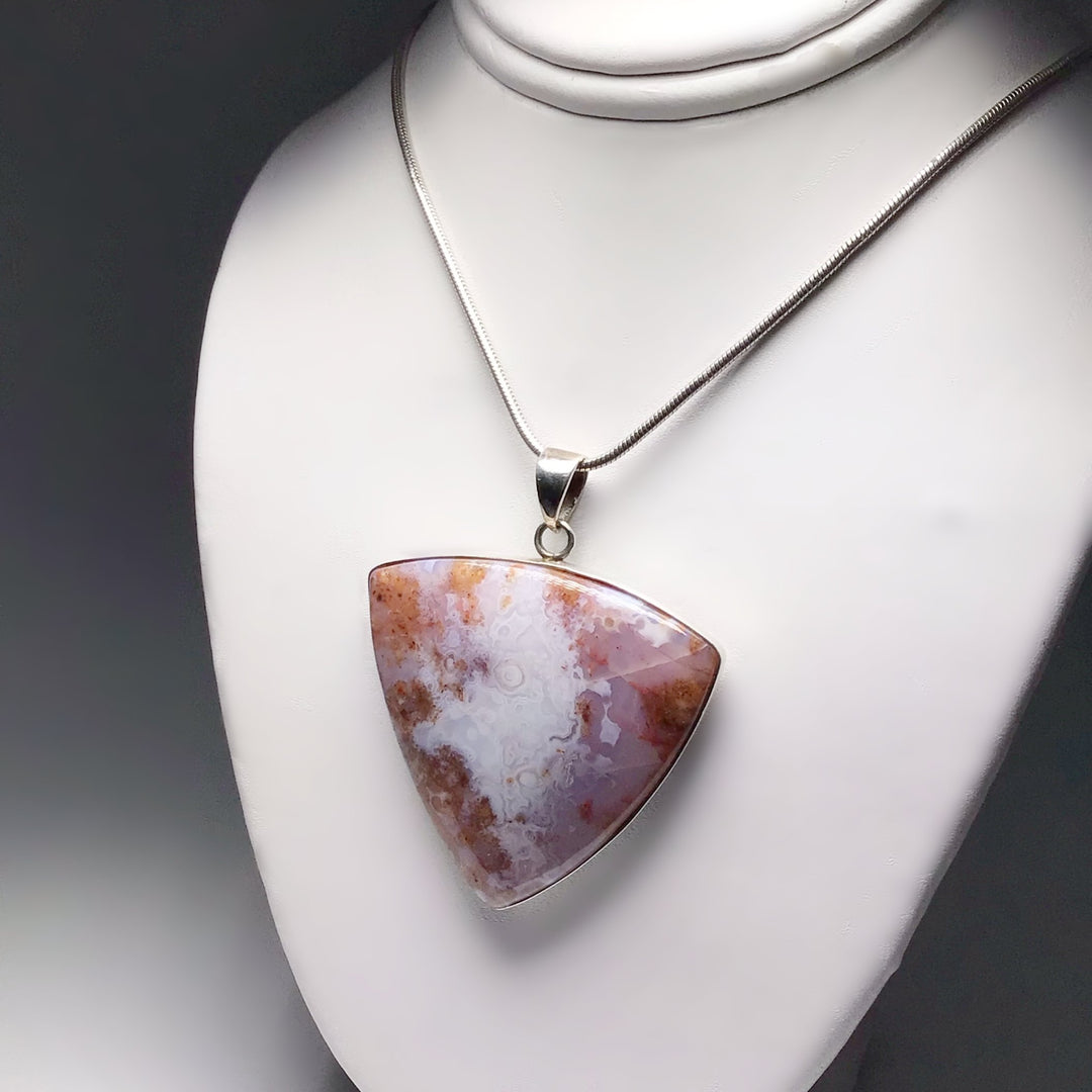 Crazy Lace Agate Pendant - Rocks and Gems Canada
