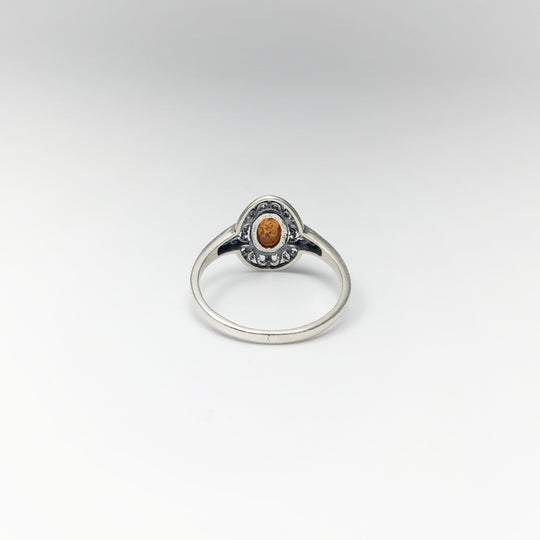 Cognac Amber Ring - Rocks and Gems Canada