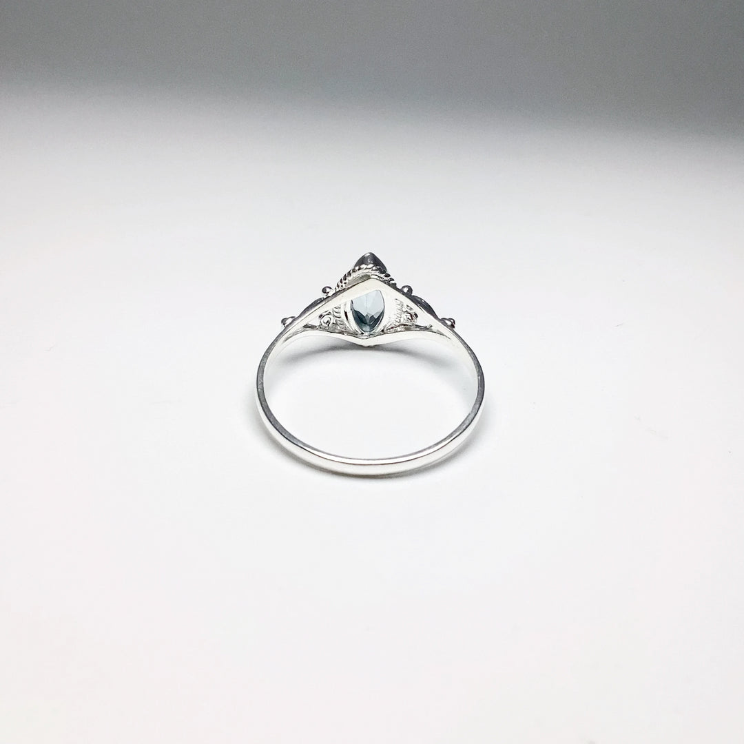 Blue Topaz Ring - Rocks and Gems Canada
