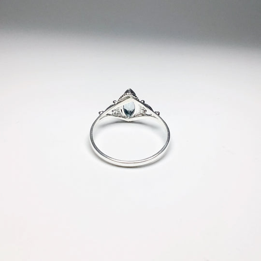 Blue Topaz Ring - Rocks and Gems Canada