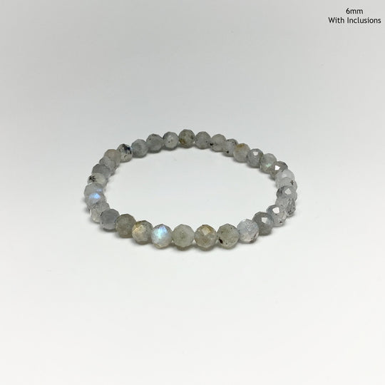 Labradorite Faceted Beaded Bracelet - Rocks and Gems Canada