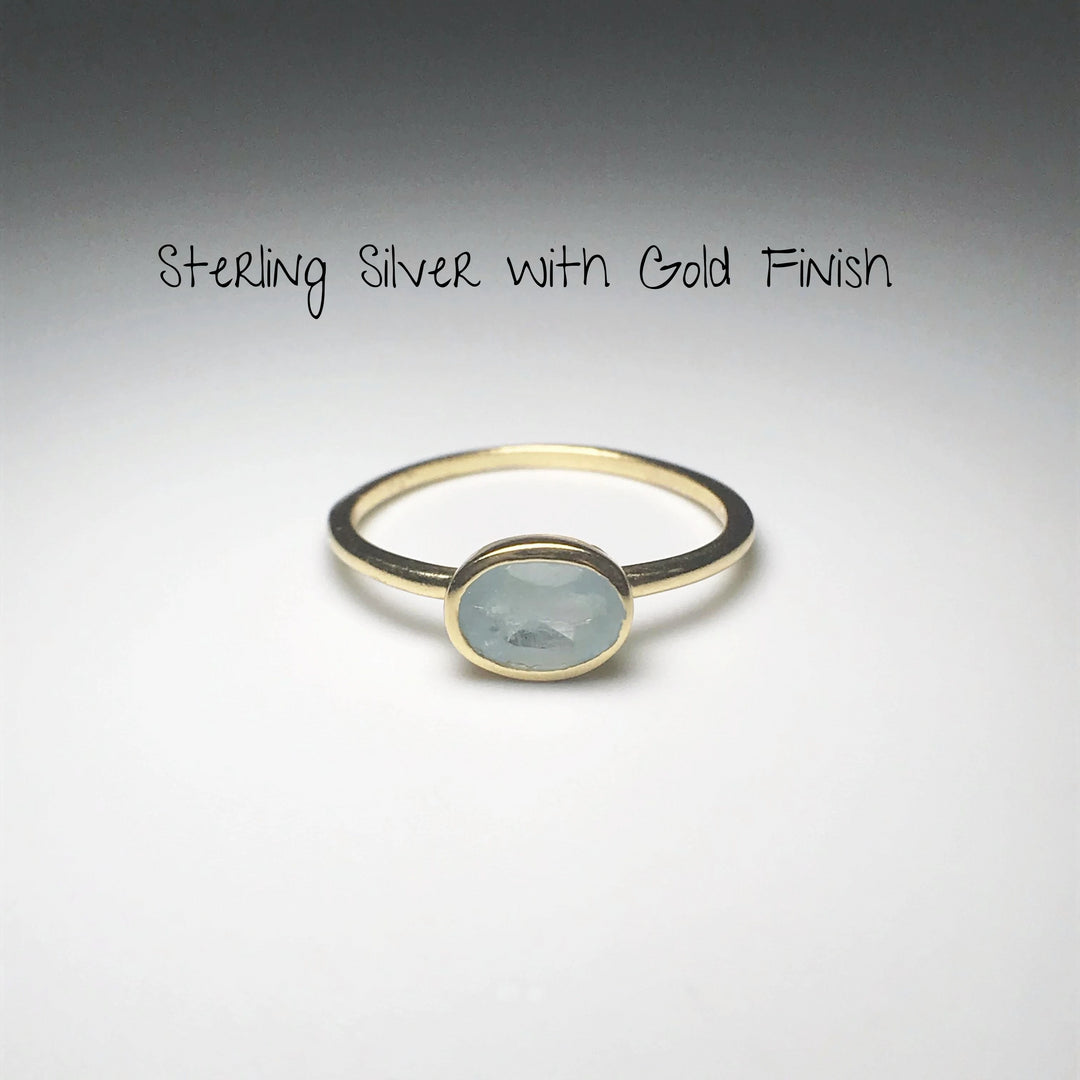 Aquamarine Ring - Rocks and Gems Canada