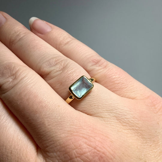 Aquamarine Ring - Rocks and Gems Canada
