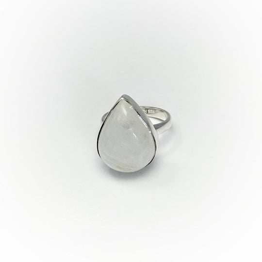 Rainbow Moonstone Ring - Rocks and Gems Canada