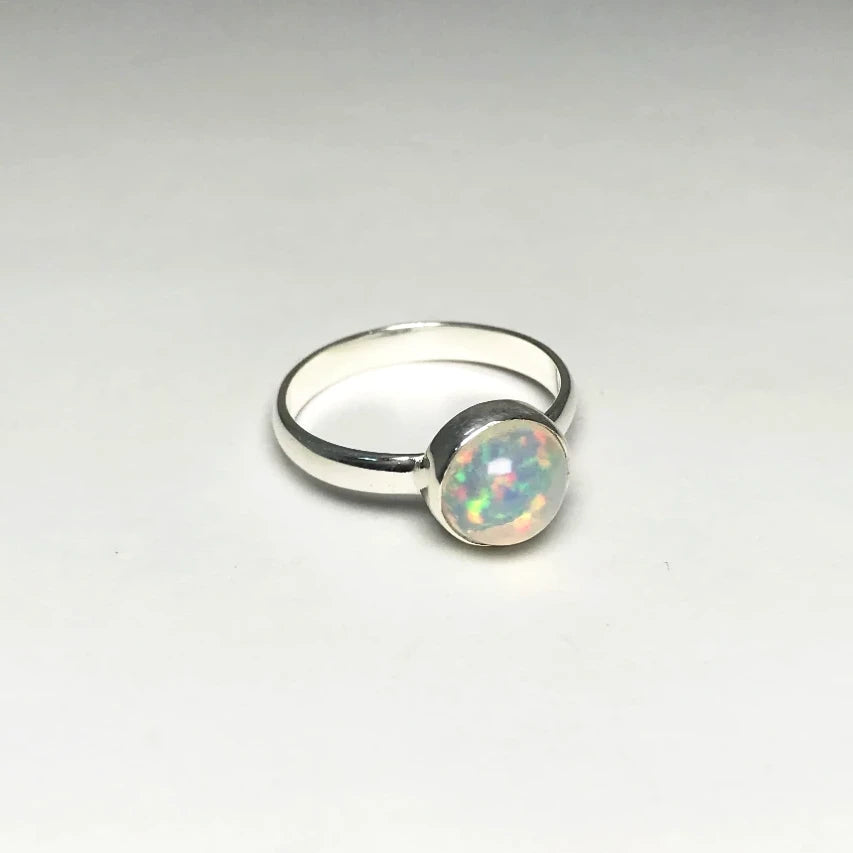 Ethiopian Fire Opal Ring - Rocks and Gems Canada