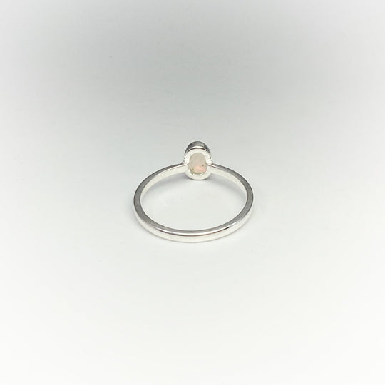 Faceted Ethiopian Fire Opal Ring - Rocks and Gems Canada