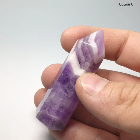 Chevron Amethyst Point - Rocks and Gems Canada