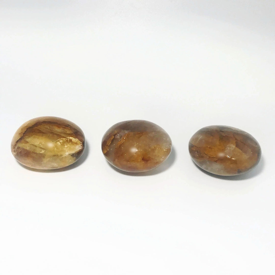 Dark Golden Hematoid Quartz Tumble - Rocks and Gems Canada
