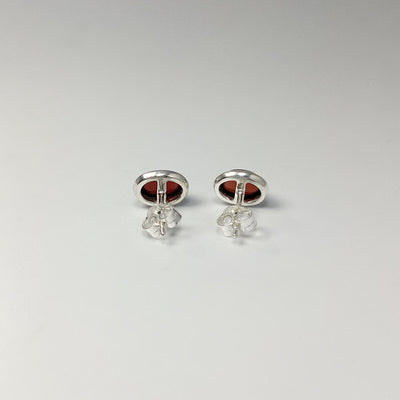 Garnet Stud Earrings