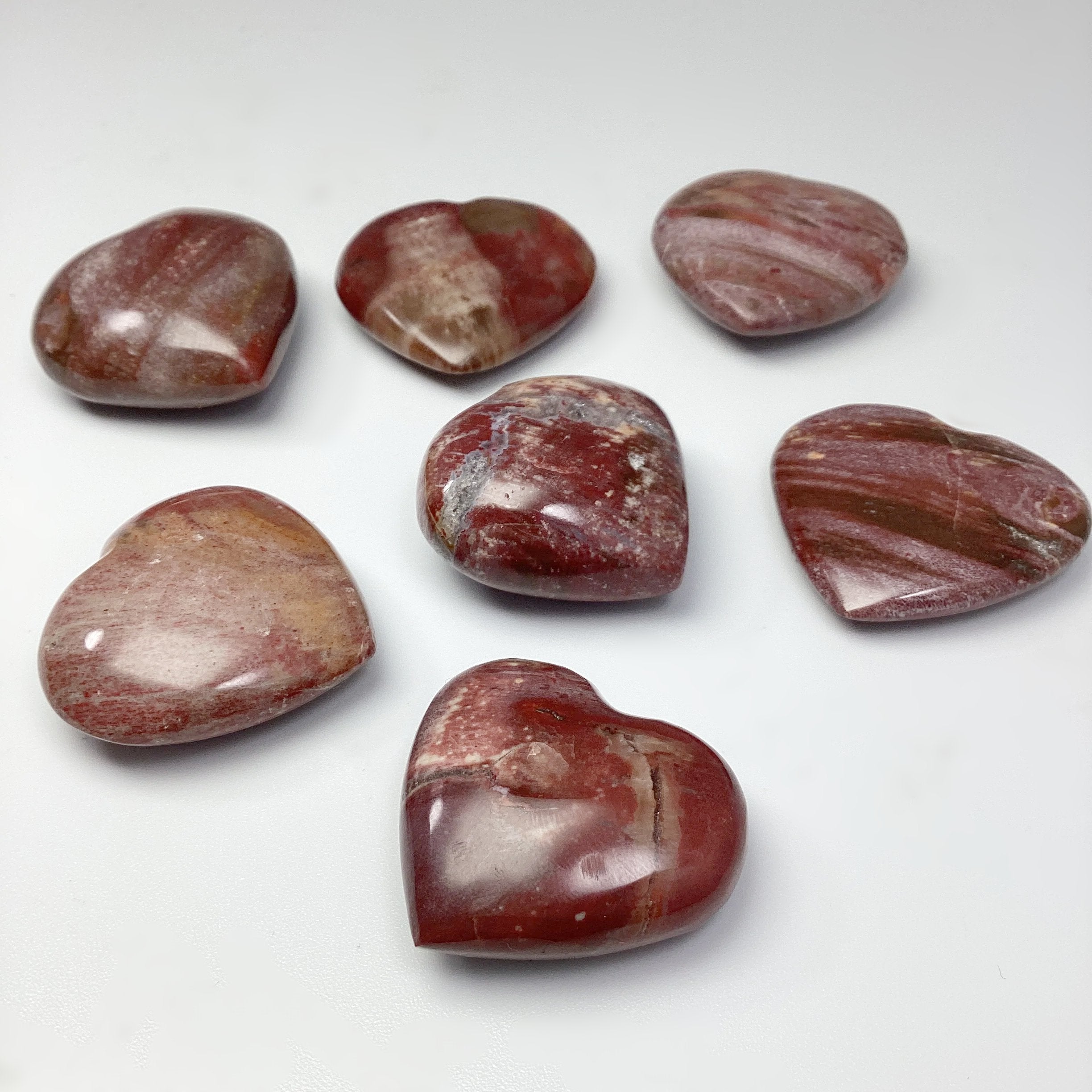 Petrified Wood Heart - Rocks and Gems Canada