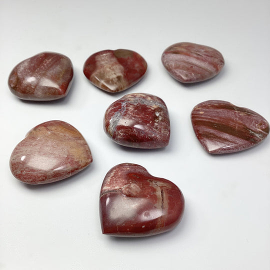 Petrified Wood Heart - Rocks and Gems Canada