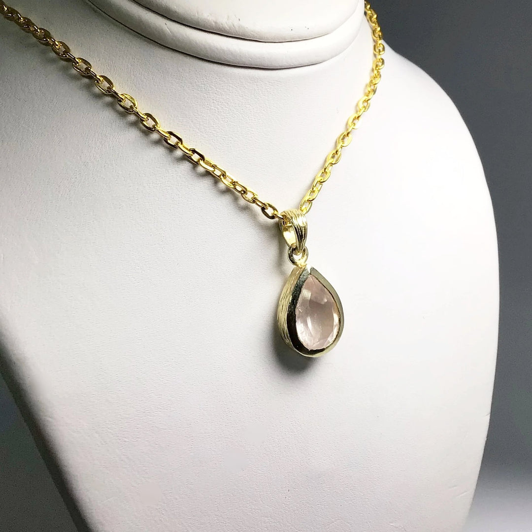 Rose Quartz Pendant - Rocks and Gems Canada