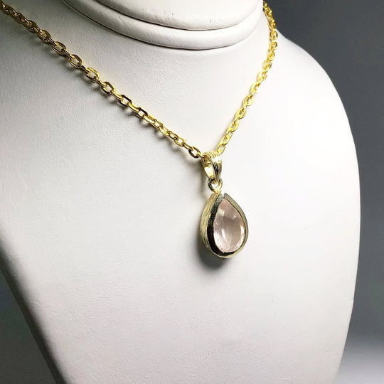 Rose Quartz Pendant - Rocks and Gems Canada