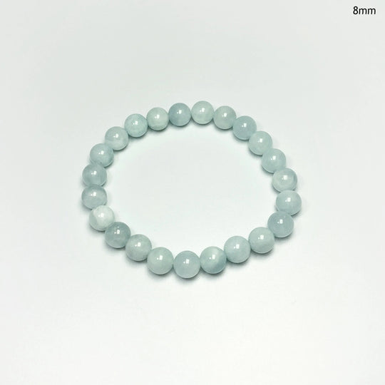 Aquamarine Beaded Bracelet - Rocks and Gems Canada
