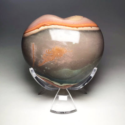 Polychrome Jasper Heart
