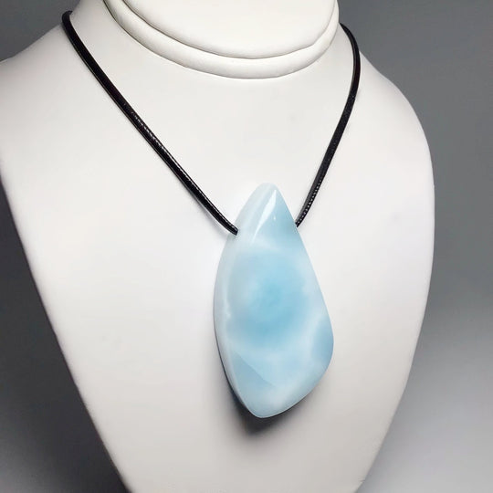 Larimar Drilled Pendant - Rocks and Gems Canada