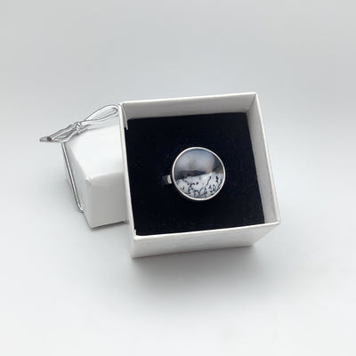 Dendritic Opal Ring