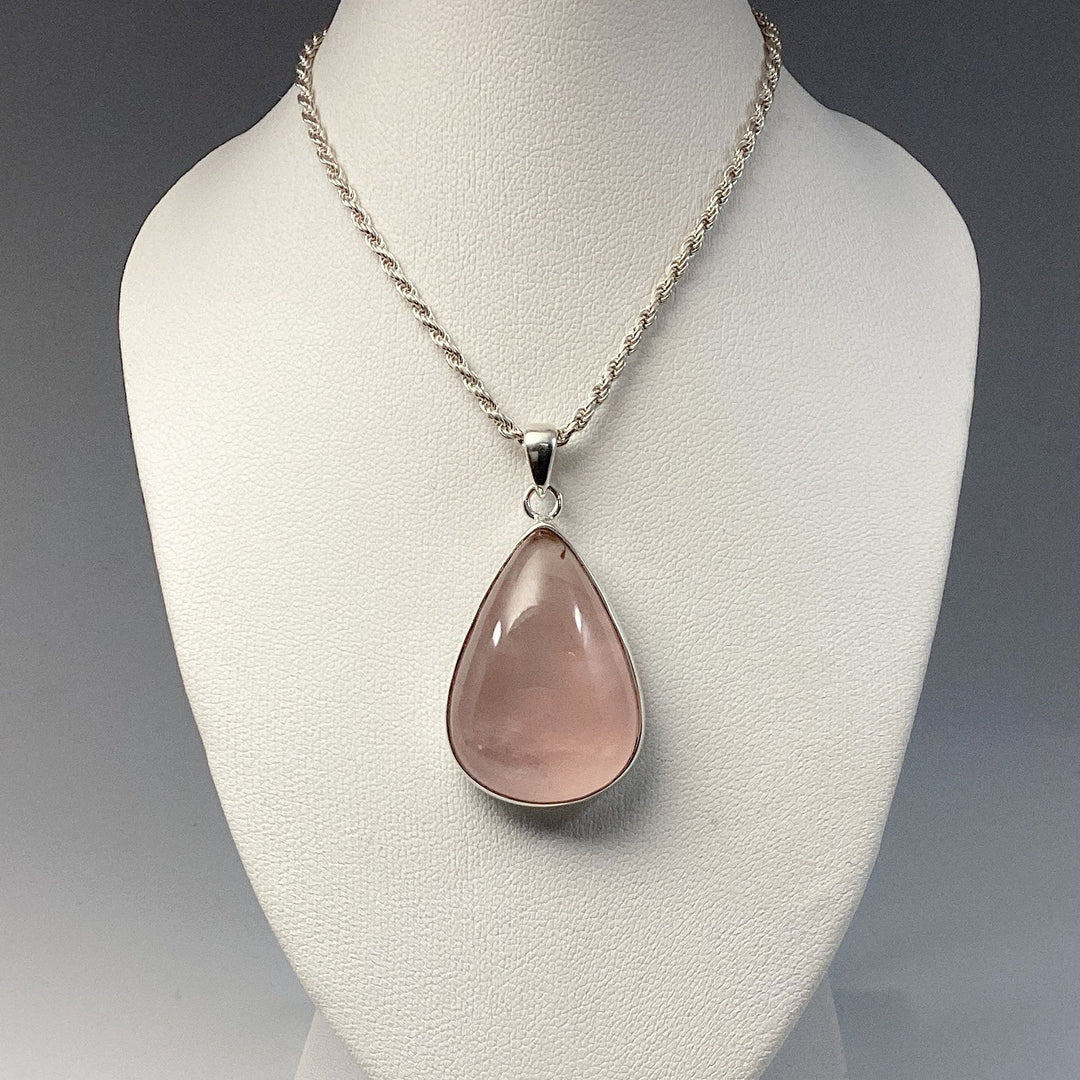Rose Quartz Pendant - Rocks and Gems Canada