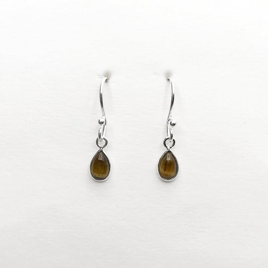 Tiger Eye Dangle Earrings - Rocks and Gems Canada