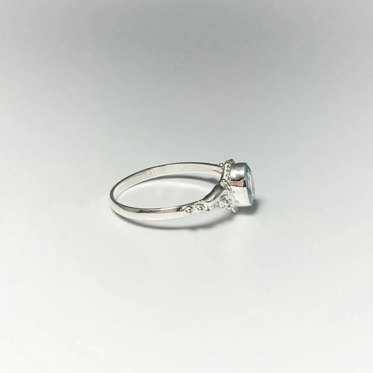 Blue Topaz Ring - Rocks and Gems Canada