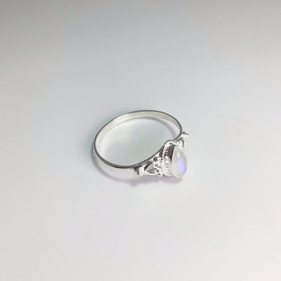 Rainbow Moonstone Ring