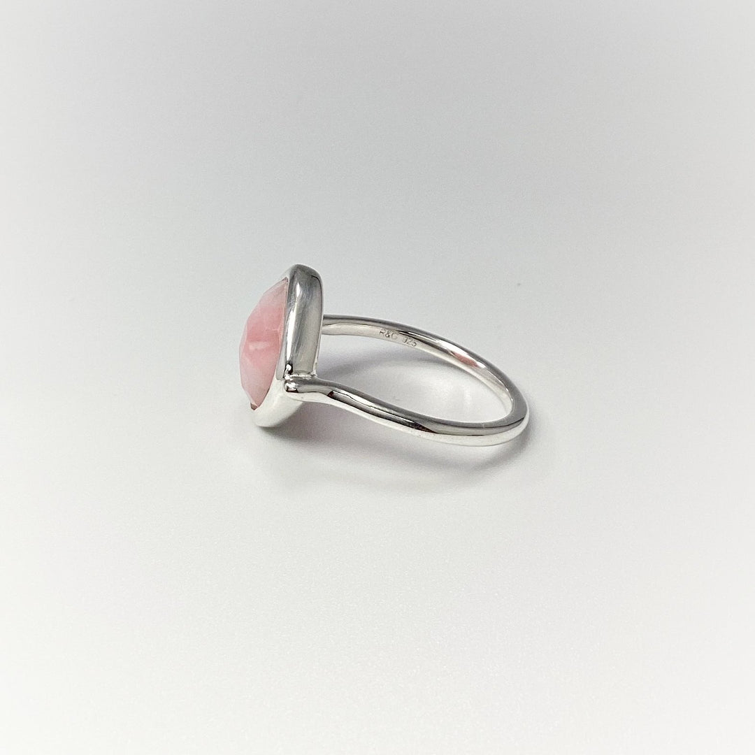 Pink Peruvian Opal Ring - Rocks and Gems Canada