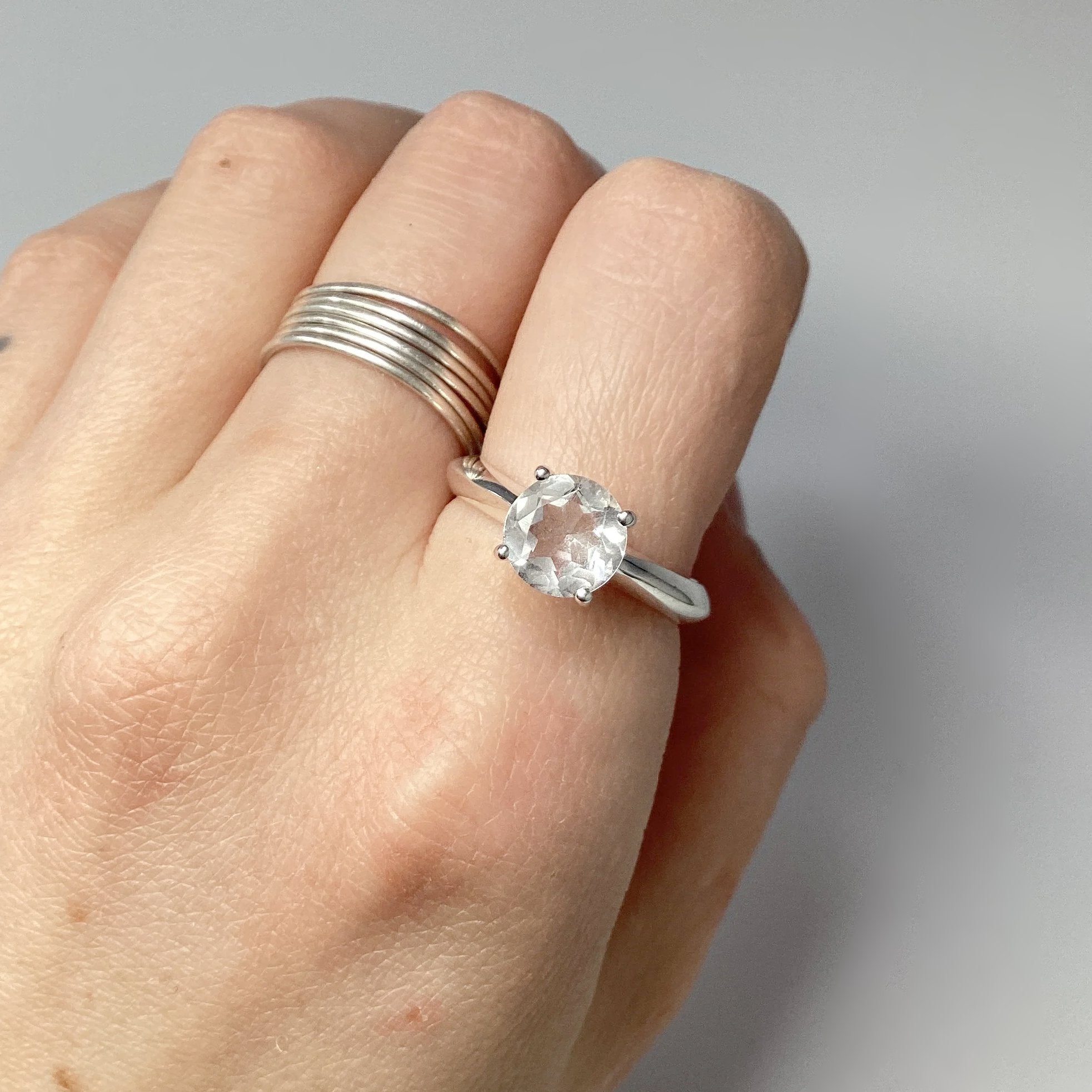 Clear Quartz Ring - Rocks and Gems Canada