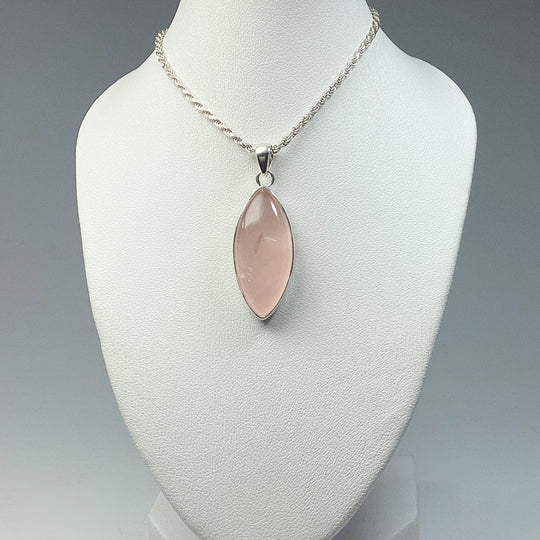 Rose Quartz Pendant - Rocks and Gems Canada