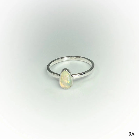 Faceted Ethiopian Fire Opal Ring - Rocks and Gems Canada