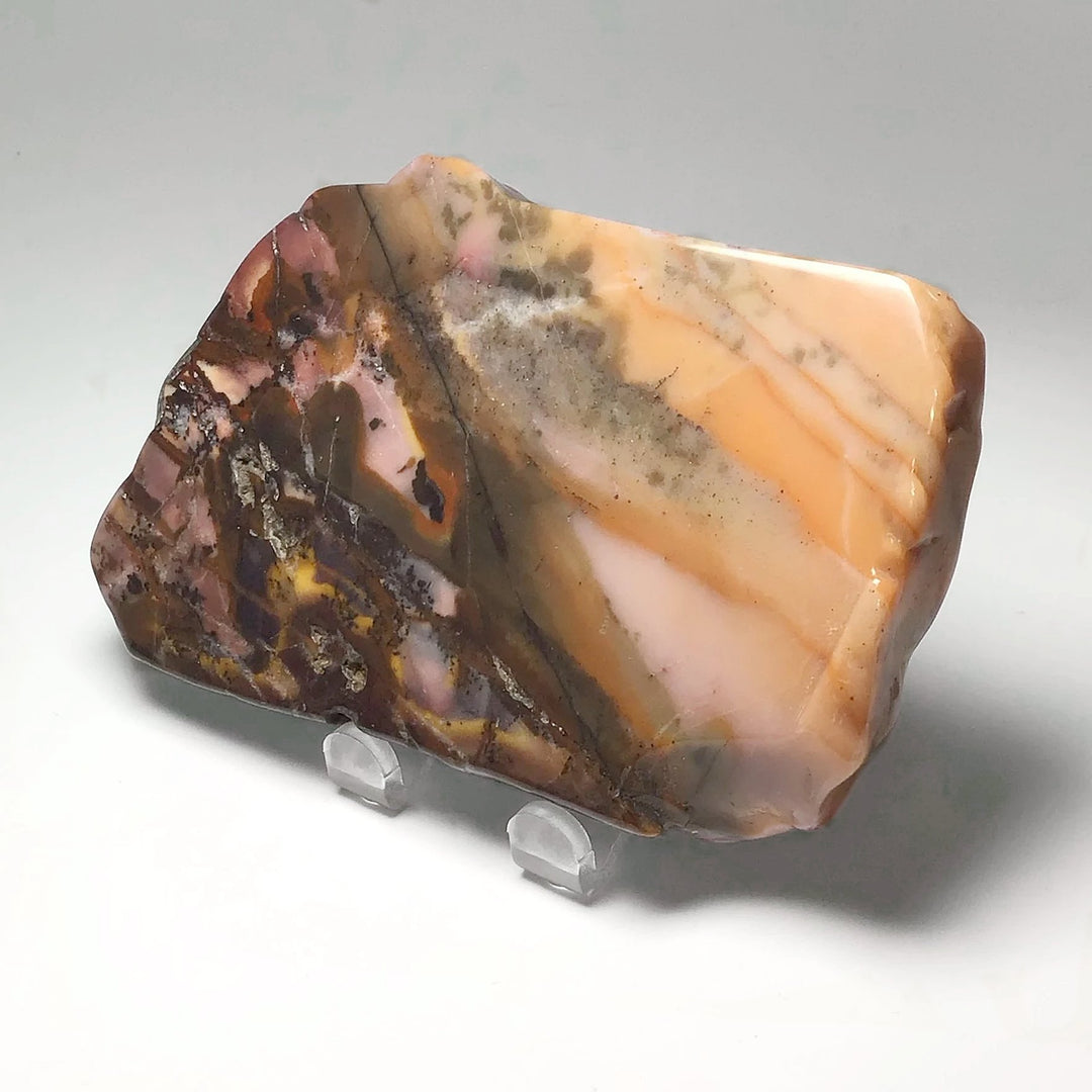 Bamboo Leaf Jasper Slice - Rocks and Gems Canada