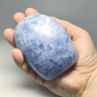 Blue Calcite Stand Up Freeform