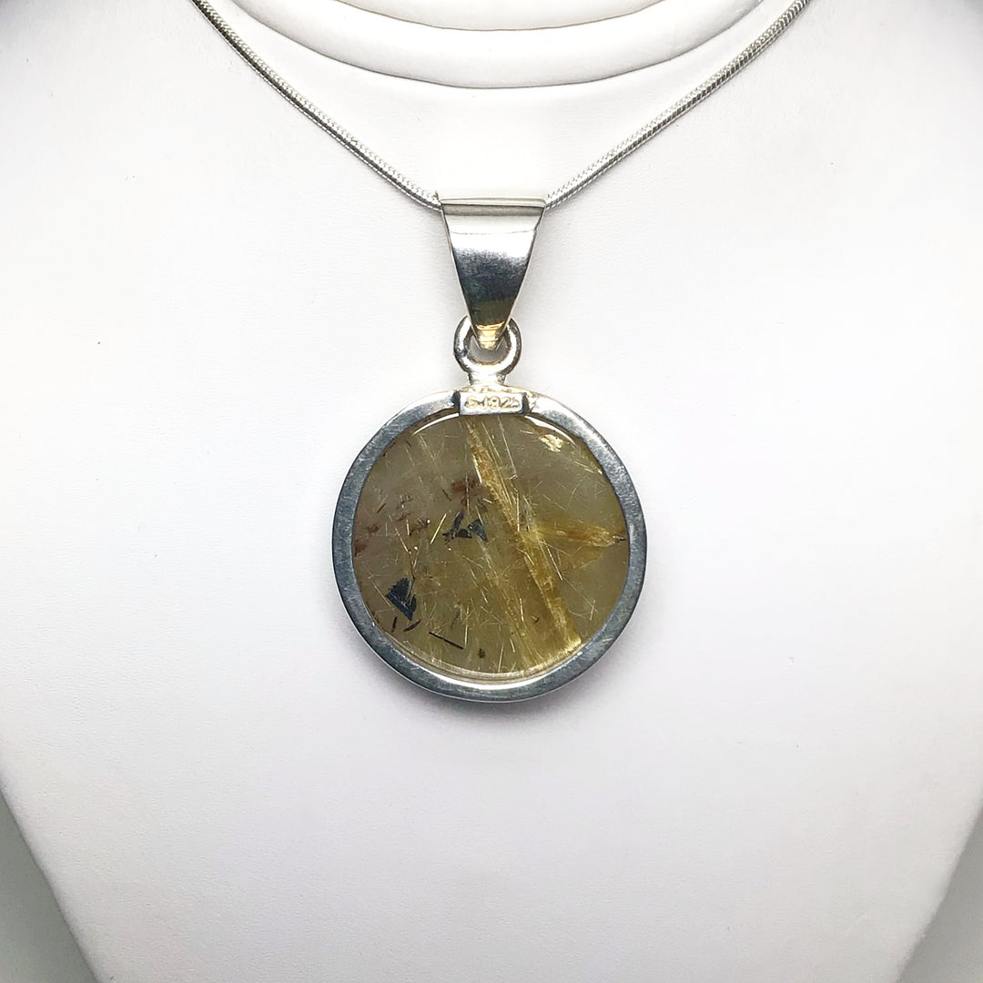 Rutilated Quartz Pendant - Rocks and Gems Canada