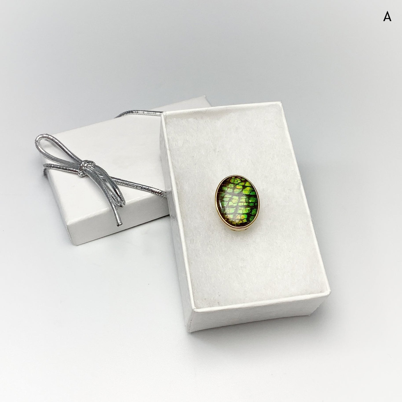 Alberta Ammolite 14K Gold Pendant