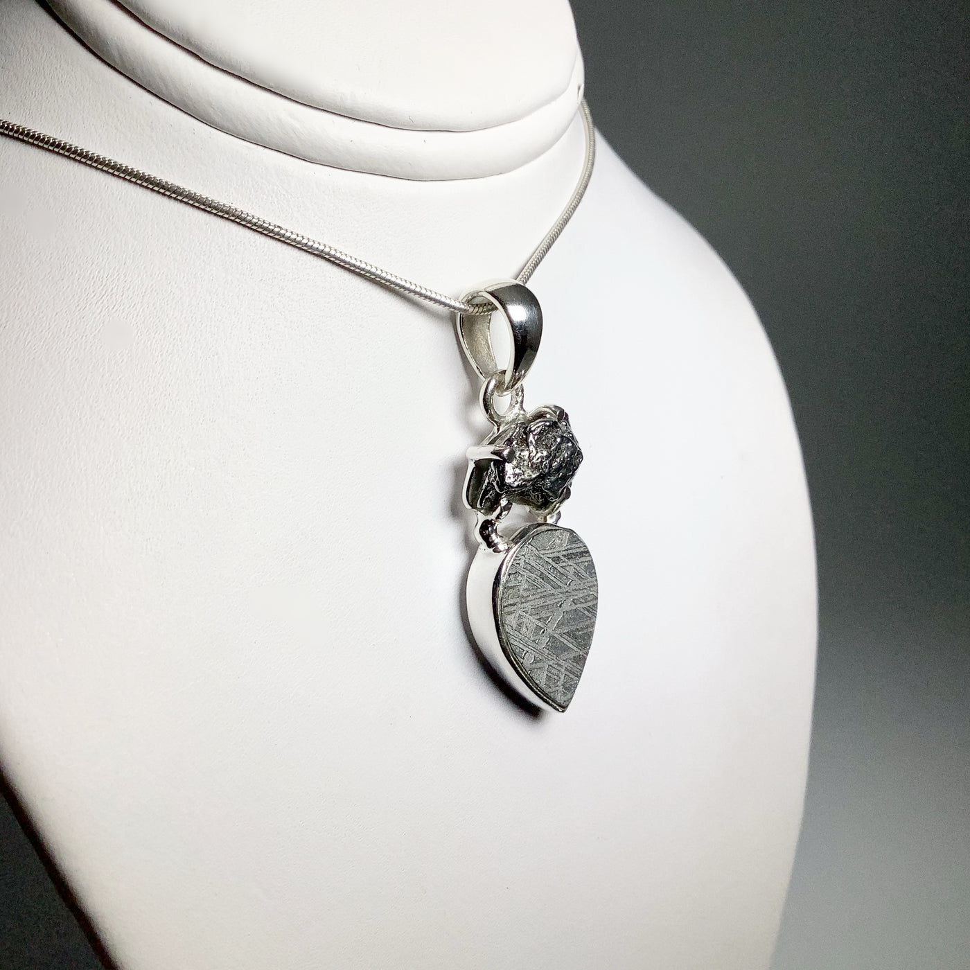 Campo Del Cielo and Muonionalusta Meteorite Pendant