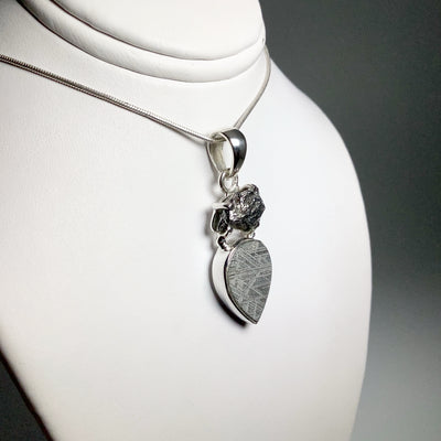 Campo Del Cielo and Muonionalusta Meteorite Pendant
