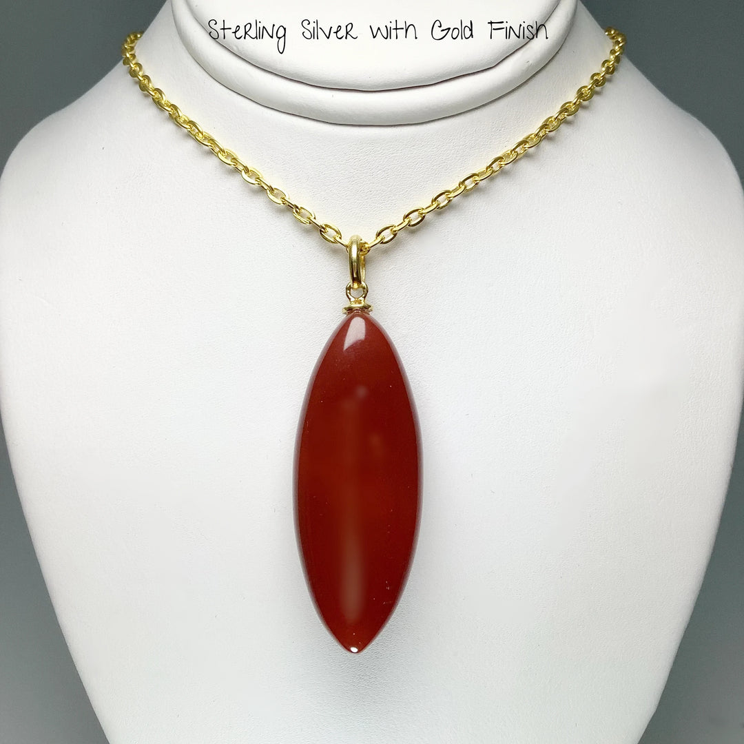 Carnelian Agate Pendant - Rocks and Gems Canada