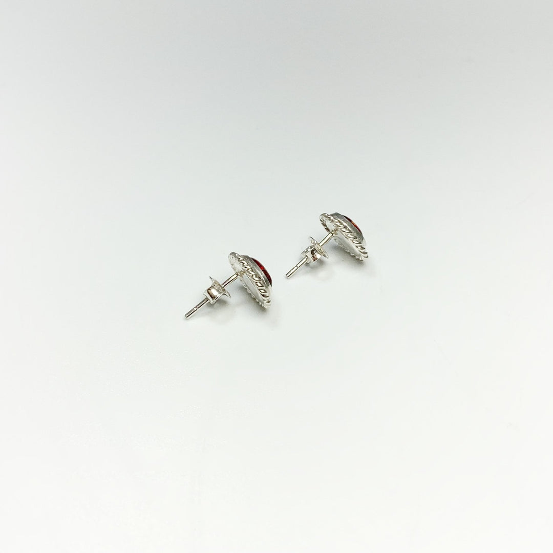 Cognac Amber Earrings - Rocks and Gems Canada
