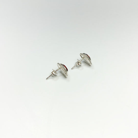 Cognac Amber Earrings - Rocks and Gems Canada
