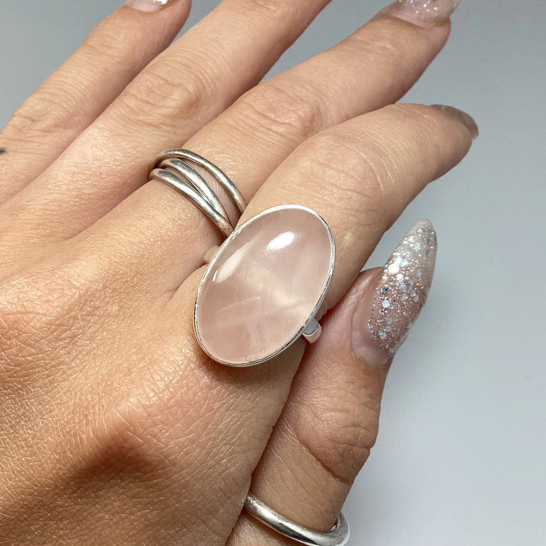 Rose Quartz Ring - Rocks and Gems Canada