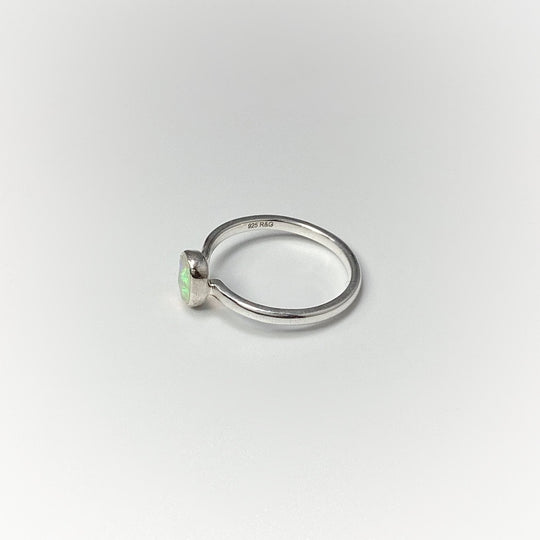 Faceted Ethiopian Fire Opal Ring - Rocks and Gems Canada