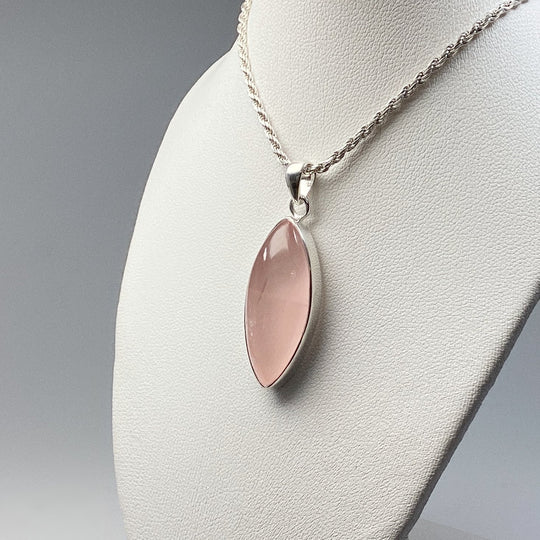 Rose Quartz Pendant - Rocks and Gems Canada