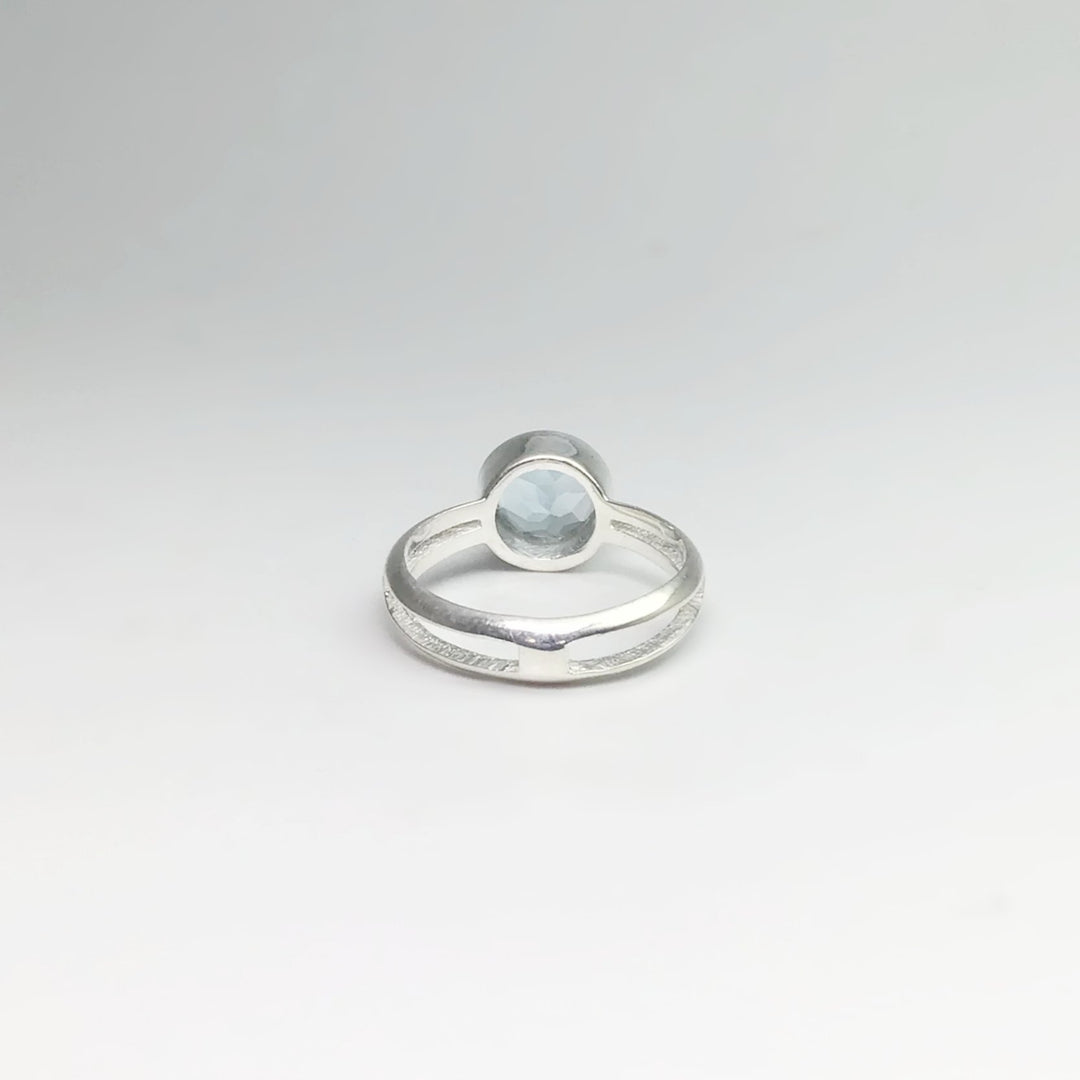 Blue Topaz Ring - Rocks and Gems Canada