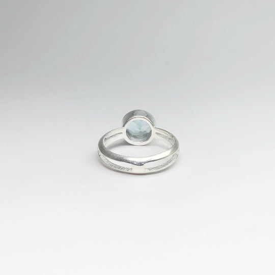 Blue Topaz Ring - Rocks and Gems Canada