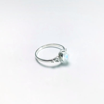 Rainbow Moonstone Ring