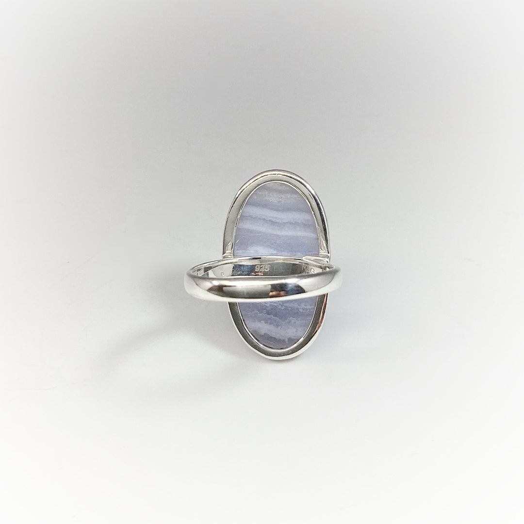 Blue Lace Agate Ring - Rocks and Gems Canada
