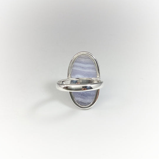 Blue Lace Agate Ring - Rocks and Gems Canada