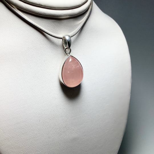Rose Quartz Pendant - Rocks and Gems Canada