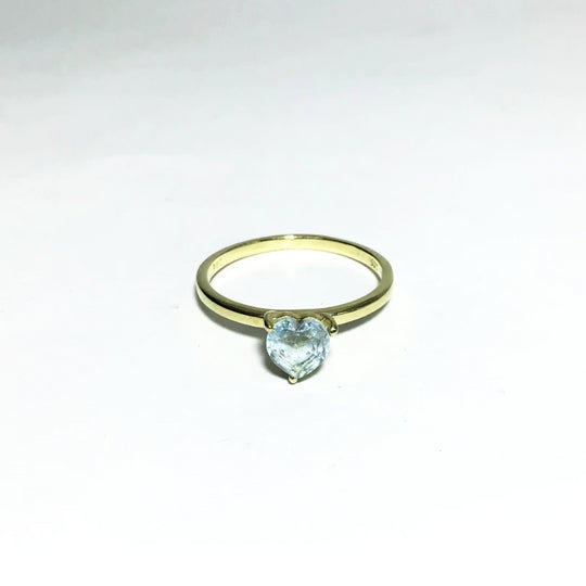 Blue Topaz Ring - Rocks and Gems Canada